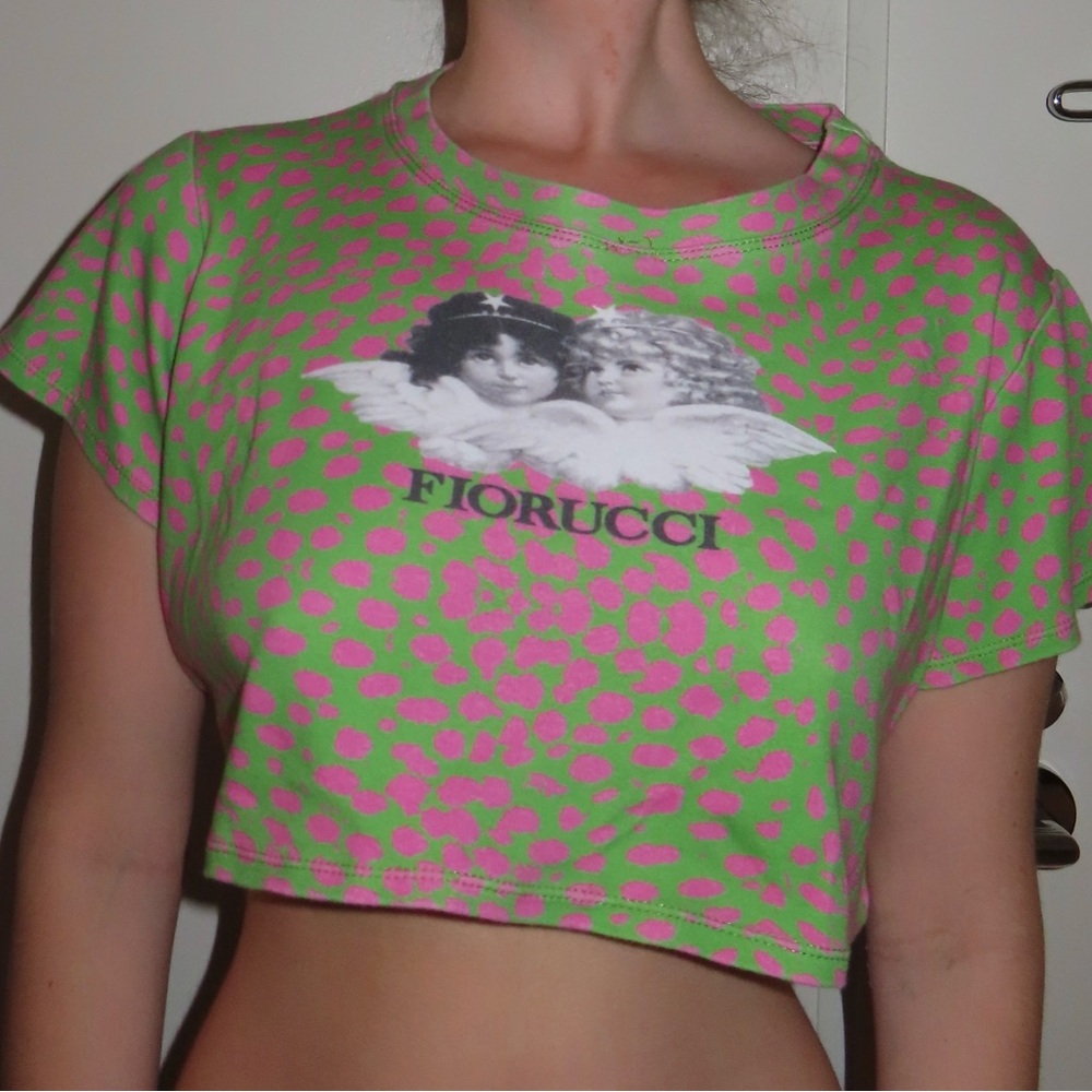 Fiorucci crop top. Size M.
